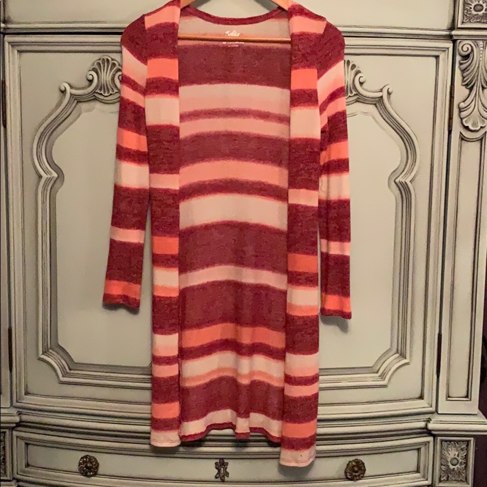 Justice long cardigan